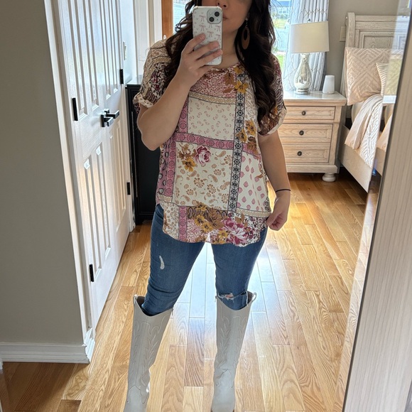 Maurice’s patchwork blouse - Picture 3 of 3